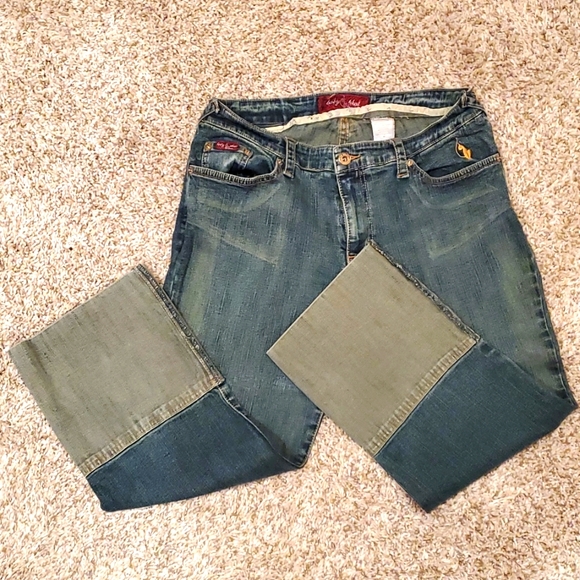 Baby Phat Capris, Size 11 Denim - Picture 6 of 6
